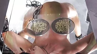 Escritório quente ver vídeo pornô caseiro a foder com dois úberes libertados